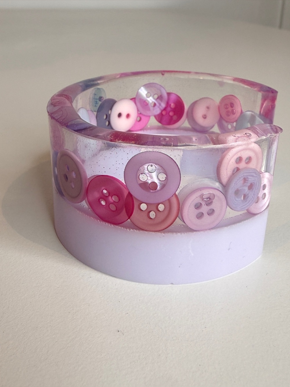 Purple buttons cuff - Picture 3 of 4